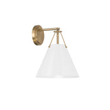 Xavier Sconce 10'' Vibrant Gold White