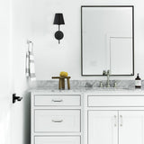 Xavier Wall Sconce Matte Black By Crystorama - Lifestyle View