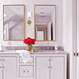 Xavier Wall Sconce Vibrant Gold By Crystorama - Lifestyle View