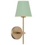 Xavier Wall Sconce Vibrant Gold Green By Crystorama