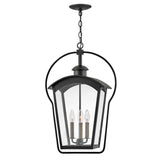 Yale Large Hanging Lantern - Black - by Hinkley