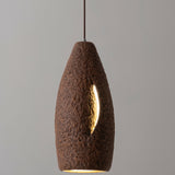 Yan Ceramic Pendant Light Cynnamon By Geo Contemporary - Lifestyle View
