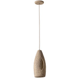 Yan Ceramic Pendant Light Ivory By Geo Contemporary