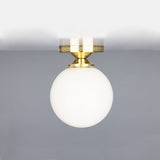 Yaounde Globe Ceiling Light Polished_Brass
