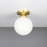 Yaounde Globe Ceiling Light Satin_Brass