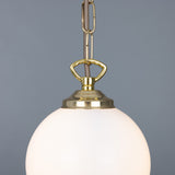 Yaounde Globe Pendant - Polished Brass
