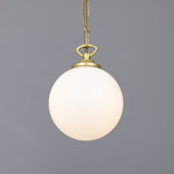 Yaounde Globe Pendant - Satin Brass