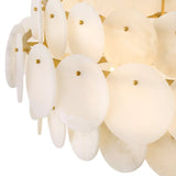 Yara Eight Light Chandelier - Piastra Gold
