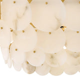 Yara Eleven Light Chandelier - Piastra Gold