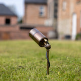 Yara Outdoor Spotlight - Antique Brass