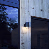 Yara Outdoor Wall Sconce With Light By Kuzco Lifestyle View