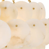 Yara Six Light Chandelier - Piastra Gold