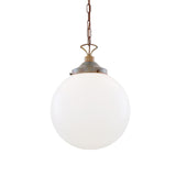 Yerevan Globe Pendant - Antique Brass
