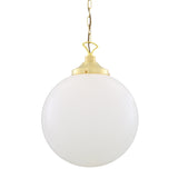 Yerevan Globe Pendant - Polished Brass