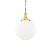Yerevan Globe Pendant - Satin Brass