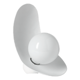 Yoki Table Lamp White By Hubbardton Forge Front View