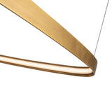 Yukon Pendant Light Medium Vintage Brass By Kuzco Detailed View