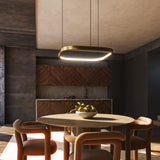 Yukon Pendant Light Medium Vintage Brass By Kuzco Lifestyle View