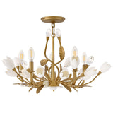 Yvette Convertible Semi-Flush Mount - Burnished Gold