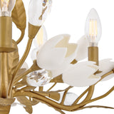 Yvette Convertible Semi-Flush Mount - Burnished Gold