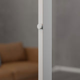 Z Bar Titan Floor Lamp Silver By Koncept - Lifestyle View2