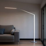 Z Bar Titan Floor Lamp Silver By Koncept - Lifestyle View5