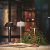 Theta Portable Lamp By Zafferano group lifestyle