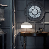 Zanuso Table Lamp, Finish: Nut Brown