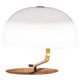 Zanuso Table Lamp, Finish: Nut Brown