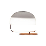 Zanuso Table Lamp, Finish: Nut Brown