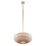 Zanzibar Low Pendant By Crystorama Side View