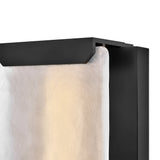 Zayde Wall Sconce Large Black By Hinkley