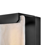 Zayde Wall Sconce Medium Black By Hinkley - Detailed View