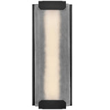 Zayde Wall Sconce Medium Black By Hinkley