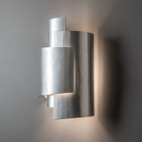 Zen Wall Sconce detail in Sterling, by Hubbardton Forge