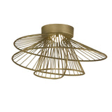 Zeta Flush Mount Natural Aged Brass by Maxim Lighting