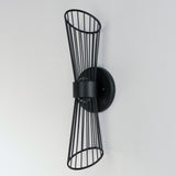 Zeta Wall Sconce Black by Maxim Lighting