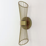 Zeta Wall Sconce Natural Aged Brass by Maxim Lighting