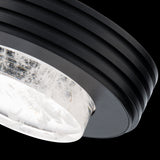 Zircle Flush Mount Black By Schonbek Beyond - Detailed View