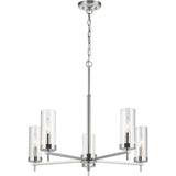 Zire Chandelier — 26", Chrome