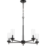 Zire Chandelier — 26", Midnight Black