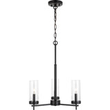 Zire Chandelier — 18", Midnight Black