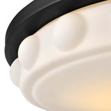 Zoey Flush Mount Medium Black By Hinkley - Detailed View