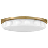 Zoey Flush Mount Medium Lacquered Brass By Hinkley - Side View1