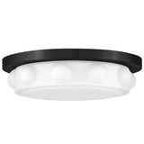 Zoey Flush Mount Small Black By Hinkley - Side View2