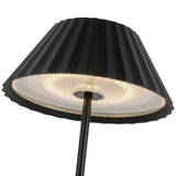 Zola Portable Table Lamp Black By Kuzco Detailed View