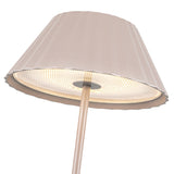 Zola Portable Table Lamp Moonstone Gray By Kuzco Detailed View