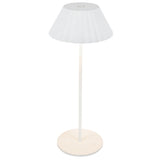Zola Portable Table Lamp White By Kuzco Front View