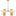 Zuri Chandelier Lacquered Brass Satin Off White By Lark Living - Side View1