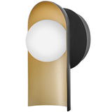 Zuri Wall Sconce Black By Lark Living - Side View1